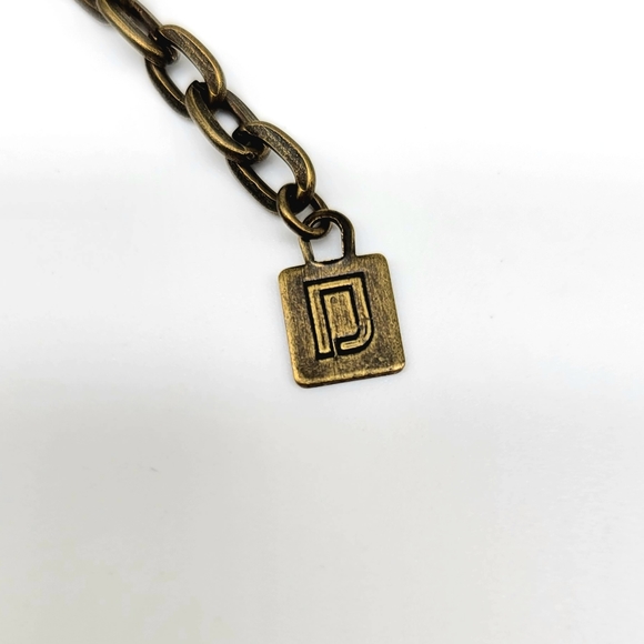 Dannijo Chainmail Mesh Statement Collar with Swarovski Crystals and Glass Stones - Picture 11 of 12